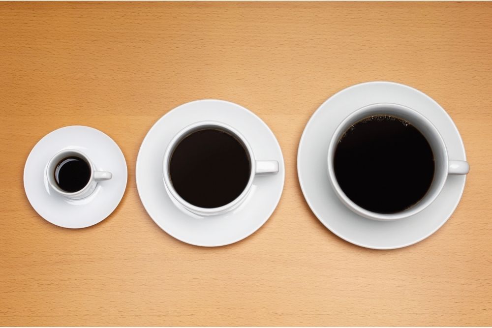 Coffee Cup Sizes Find The Right Cup Size For Standard Coffee, Espresso