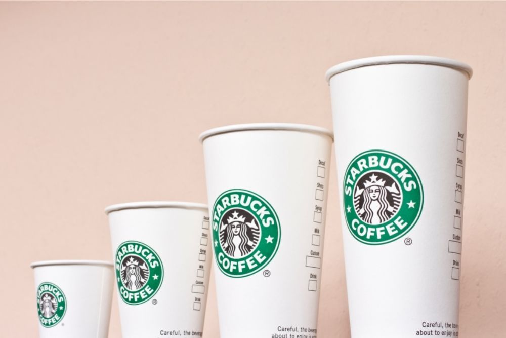 Starbucks Coffee Cup Sizes